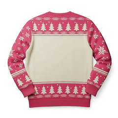 Unisex Christmas Sweater Tropical Flamingo Festive Holiday Jumper for Adults