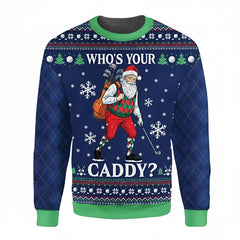 Funny Golf Sweatshirt Golf Masters Holiday Xmas Party Unisex Soft Jumper For Husband Boyfriend