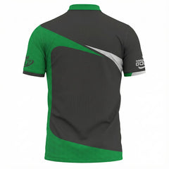 Personalized Men's Golf Polo Shirt Funny Golf Ball Drinking Beer, Green Jacket Masters Theme Custom Name