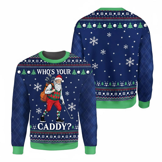 Funny Golf Sweatshirt Golf Masters Holiday Xmas Party Unisex Soft Jumper For Husband Boyfriend