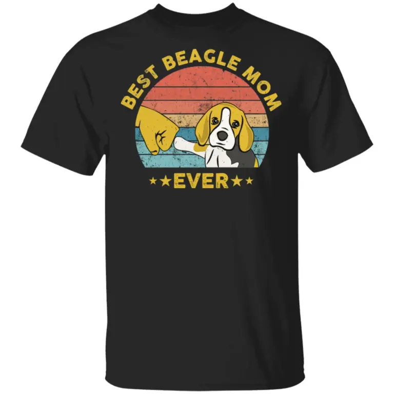 Best Beagle mom ever vintage shirt