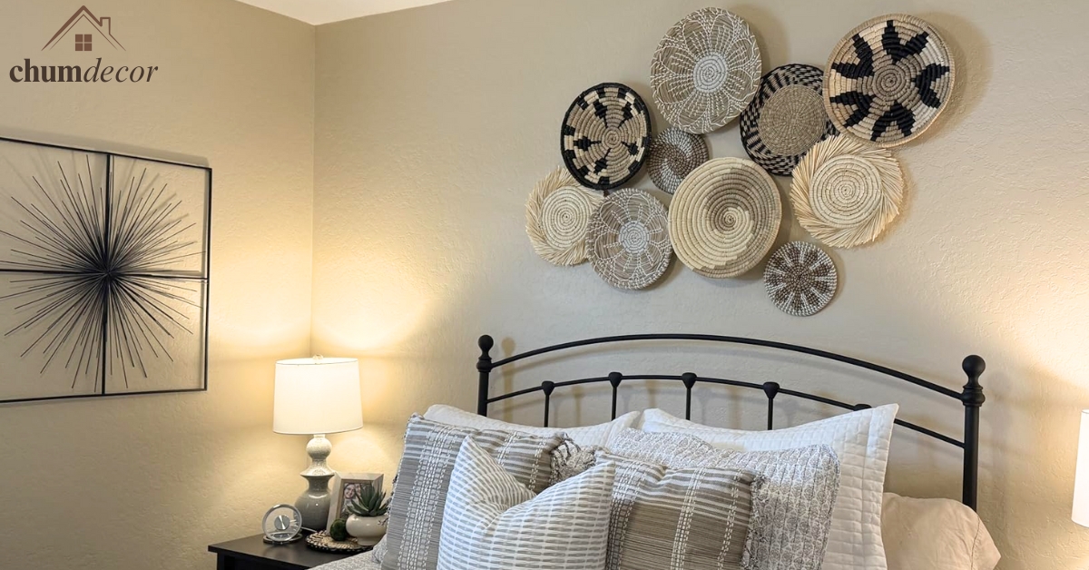 Boho Wall Baskets Decor Ideas