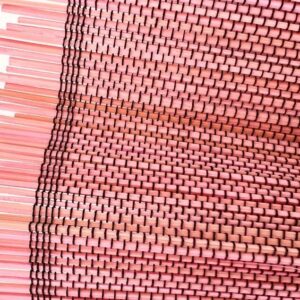 Chumdecor Bamboo Decorative Fans Pink Color Handcrafted Bamboo Fans Boho Bamboo Wall Decor2