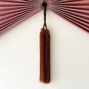 Chumdecor Bamboo Decorative Fans Pink Color Handcrafted Bamboo Fans Boho Bamboo Wall Decor4