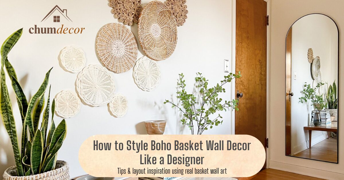 How to Style Boho Basket Wall Decor Like a Designer